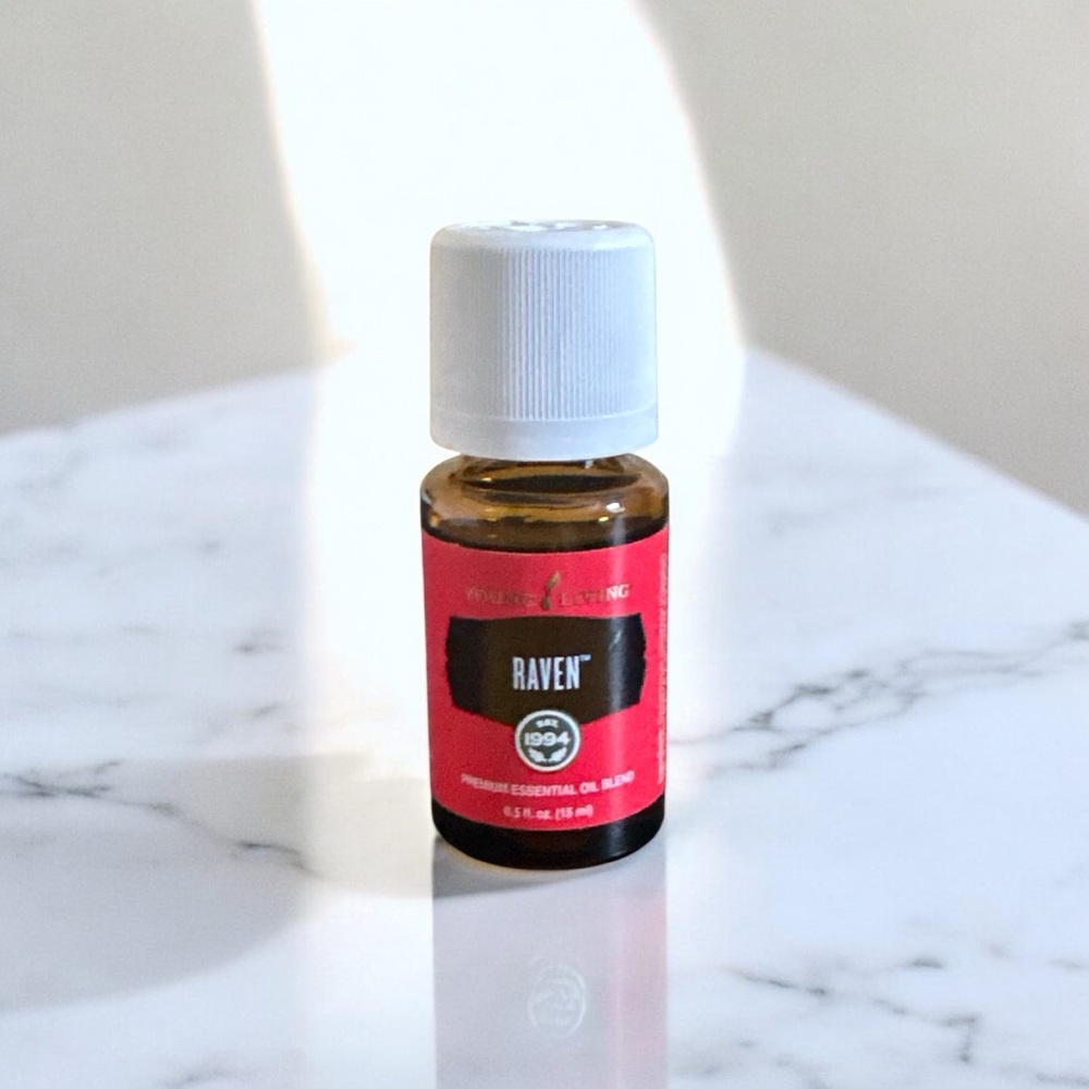 Young Living Raven Oil in Red and White